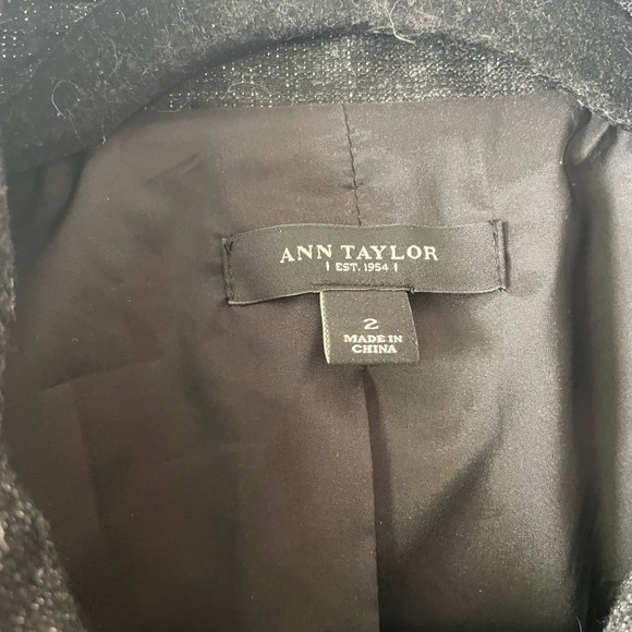 Ann Taylor Peplum Suit Jacket Sz 2 - Picture 3 of 5